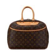 Pre-owned Canvas handbags Louis Vuitton Vintage , Brown , Dames