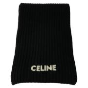 Pre-owned Wool scarves Celine Vintage , Black , Dames