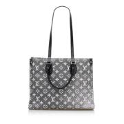 Pre-owned Denim handbags Louis Vuitton Vintage , Gray , Dames