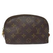 Pre-owned Canvas pouches Louis Vuitton Vintage , Brown , Dames