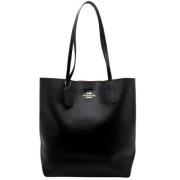 Pre-owned Leather shoulder-bags Coach Pre-owned , Black , Dames