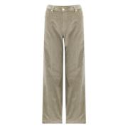 Grijze Corduroy Hoge Taille Broek Nine In The Morning , Gray , Dames