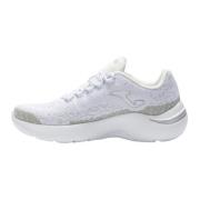 Witte Platte Veterschoenen Dame Joma , White , Dames