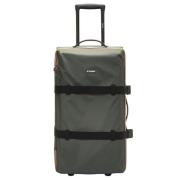 Groen Zwart Trolley K-Way , Green , Unisex