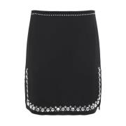 Zwarte Minirok Paco Rabanne , Black , Dames