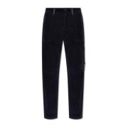 Broek met logo Stone Island , Black , Heren