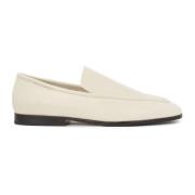 Witte leren halfhoge schoenen met zwarte zool Kazar Studio , White , D...