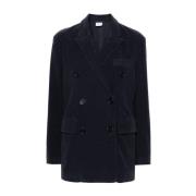 Navy Blazer Modern Stijl Aspesi , Blue , Dames