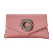 Elegante Juweel Clutch in Lichtroze Hibourama , Pink , Dames