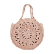 Beige Tote Tas Twinset , Beige , Dames