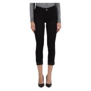 Skinny Five-Pocket Bottom Up Jeans Liu Jo , Black , Dames