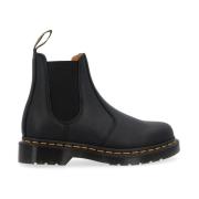 Zwarte Ambassadeur Leren Laarzen Dr. Martens , Black , Heren