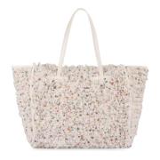 Stijlvolle Leren Tote Tas Gianni Chiarini , White , Dames