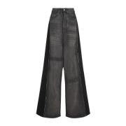 Zwarte Jeans voor Vrouwen Aw24 MM6 Maison Margiela , Gray , Dames