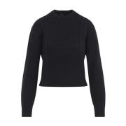 Blauwe Sweater Aw24 Elegante Luxe Stijl Fabiana Filippi , Blue , Dames