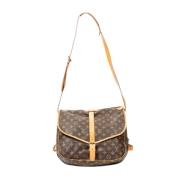 Pre-owned Canvas louis-vuitton-bags Louis Vuitton Vintage , Brown , Da...