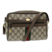 Pre-owned Leather gucci-bags Gucci Vintage , Beige , Dames