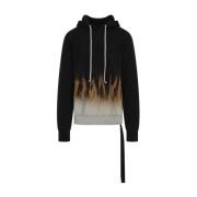 Zwarte Sweatshirt Aw24 Herenmode Rick Owens , Black , Heren