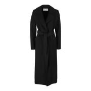 Stijlvolle Maxi Jas voor Vrouwen Harris Wharf London , Black , Dames