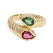 Pre-owned Yellow Gold rings Bvlgari Vintage , Yellow , Dames