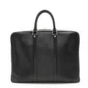 Pre-owned Leather louis-vuitton-bags Louis Vuitton Vintage , Black , D...