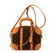 Pre-owned Canvas louis-vuitton-bags Louis Vuitton Vintage , Brown , Da...