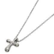 Pre-owned Platinum necklaces Tiffany & Co. Pre-owned , Gray , Dames