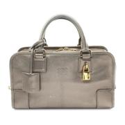 Pre-owned Leather handbags Loewe Pre-owned , Brown , Dames