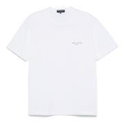 Casual Katoenen T-shirt Comme des Garçons , White , Heren