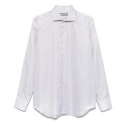 Italiaans katoenen overhemd Designers code Gd03314 Canali , White , He...