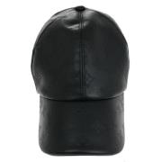 Pre-owned Leather hats Louis Vuitton Vintage , Black , Dames