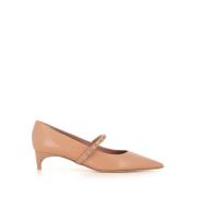 Beige Hakken met Puntige Neus Pumps Malone Souliers , Beige , Dames