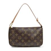 Pre-owned Canvas handbags Louis Vuitton Vintage , Brown , Dames