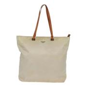 Pre-owned Fabric totes Prada Vintage , White , Dames