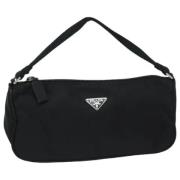 Pre-owned Nylon pouches Prada Vintage , Black , Dames