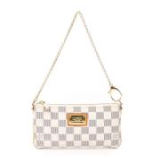 Pre-owned Coated canvas louis-vuitton-bags Louis Vuitton Vintage , Whi...