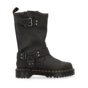 Houtskoolgrijs Anistone Hi Schoenen Dr. Martens , Brown , Dames