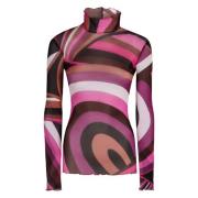 Iride Print Longsleeve Top Emilio Pucci , Multicolor , Dames