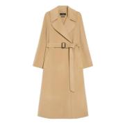 Manu Coat Max Mara Weekend , Beige , Dames