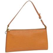 Pre-owned Leather louis-vuitton-bags Louis Vuitton Vintage , Orange , ...