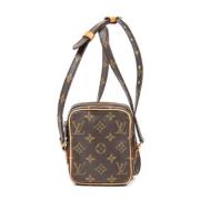 Pre-owned Canvas louis-vuitton-bags Louis Vuitton Vintage , Brown , Da...