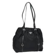 Pre-owned Nylon totes Prada Vintage , Black , Dames