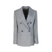 Grijze Cottage Jacks voor Vrouwen Max Mara , Gray , Dames