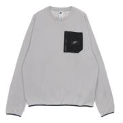 Sportswear Crewneck Fleece Sweatshirt Lt Iron Nike , Gray , Heren