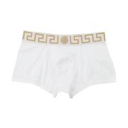 Witte Elastische Logotailleband Ondergoedpakket Versace , White , Here...