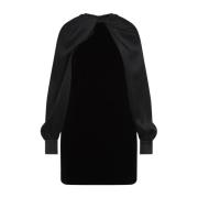 Zwarte Zijden Jurk Elegante Stijl Max Mara , Black , Dames