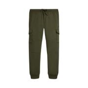 Groene Double-Knit Cargo Jogger Broek Ralph Lauren , Green , Heren