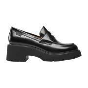 Dames Leren Mocassins Milah K201425 Camper , Black , Dames