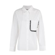 Versierde Overhemd voor Stijlvolle Look Essentiel Antwerp , White , Da...