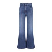 Flared Jeans Mother , Blue , Dames